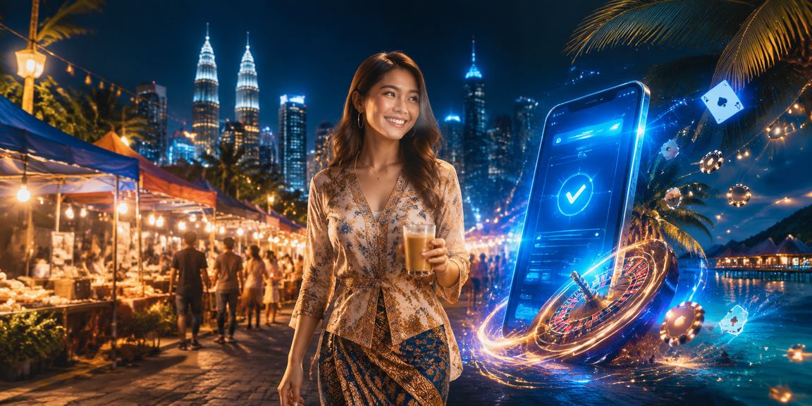 Pemain kasino Petaling Jaya menggunakan aplikasi mudah alih 5420 untuk bermain Baccarat